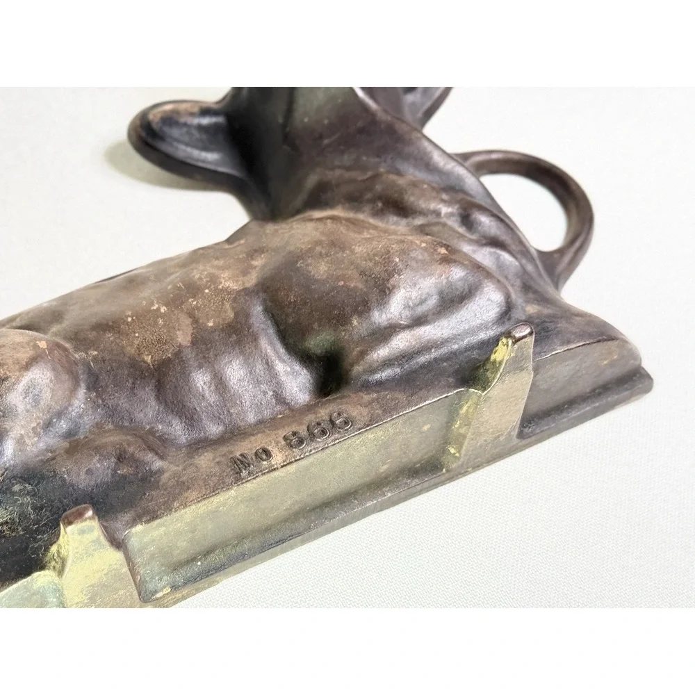 Vintage Griswold Cast Iron Easter Lamb Cake Mold No 866 2 Pieces 921 922